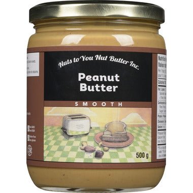 Nuts to You Smooth Peanut Butter 500 Grams - Nutrition Plus