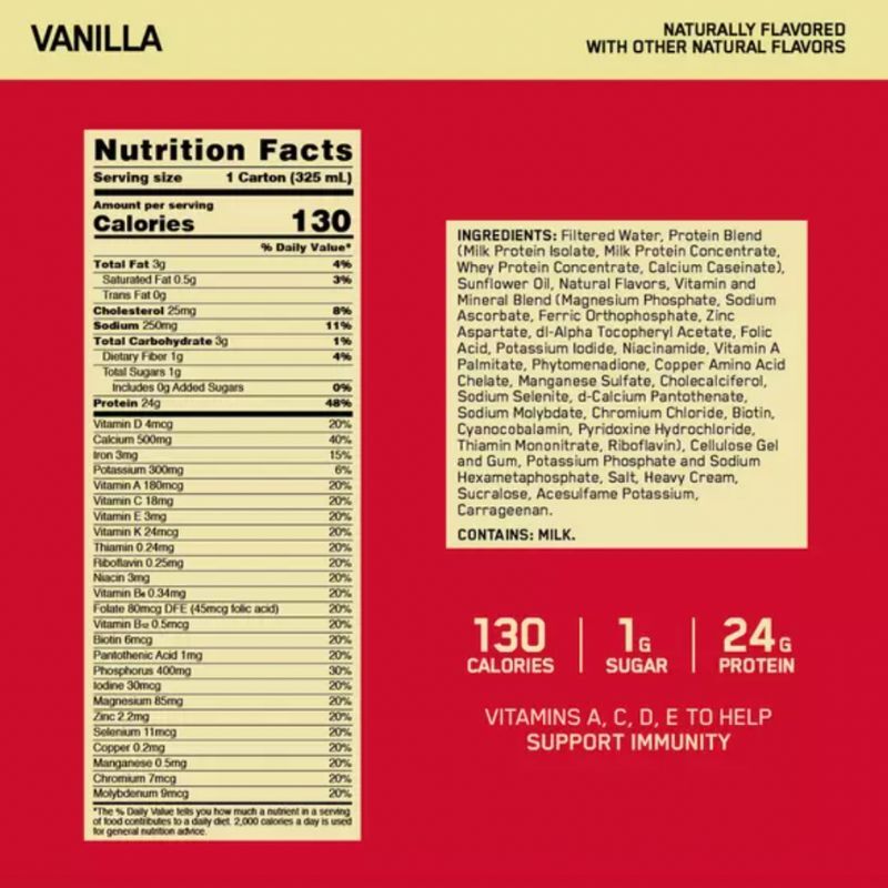 Optimum Nutrition Gold Standard Protein Shake 325mL - Nutrition Plus