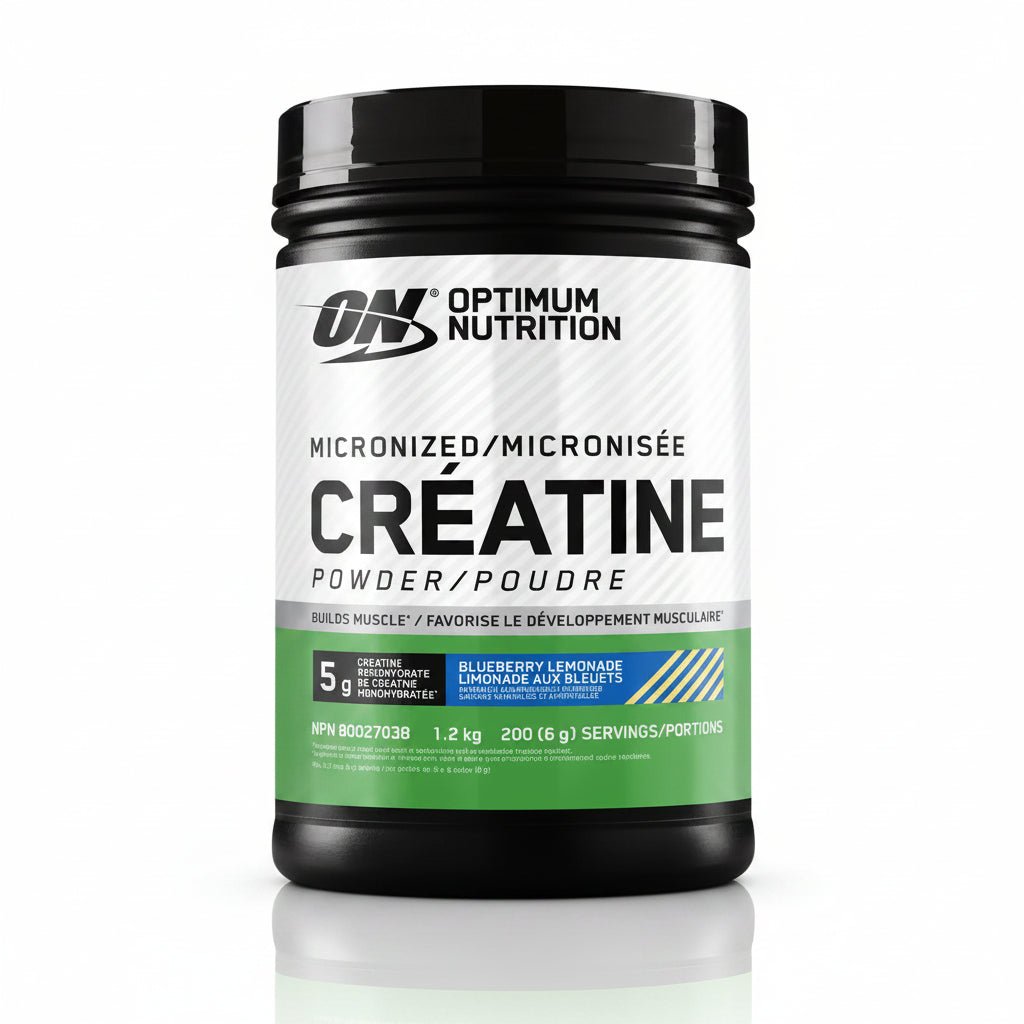 Optimum Nutrition Micronized Creatine Powder 1,200 Grams, Blueberry Lemonade - Nutrition Plus