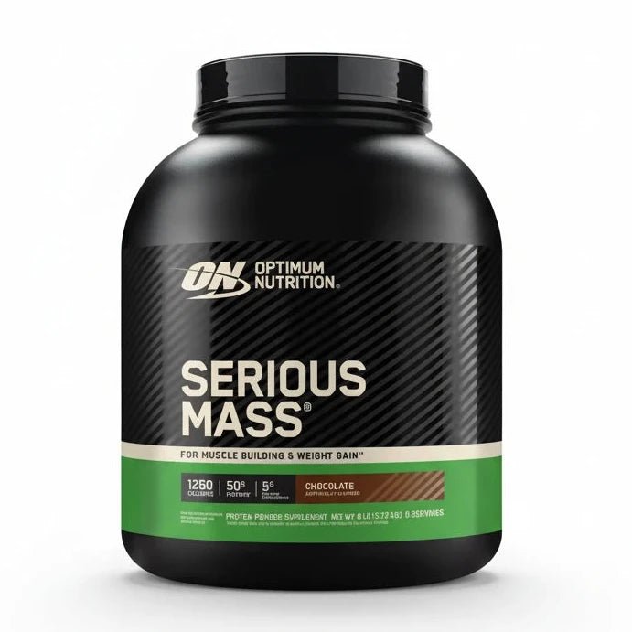 Optimum Nutrition Serious Mass, Chocolate 6 Lbs - Nutrition Plus