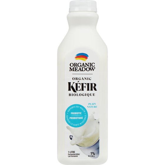 Organic Meadow Organic Kefir 1Lt, Plain - Nutrition Plus