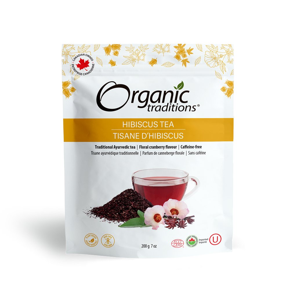 Organic Traditions Hibiscus Tea 200 Grams - Nutrition Plus