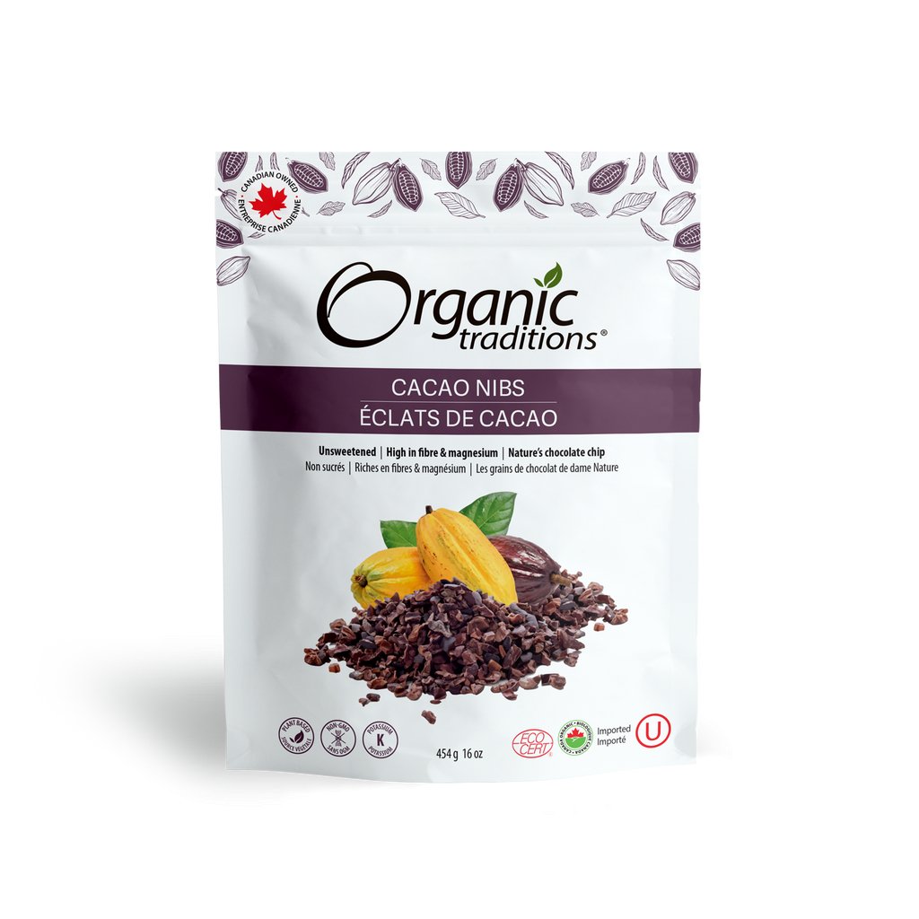 Organic Traditions Organic Cacao Nibs - Nutrition Plus