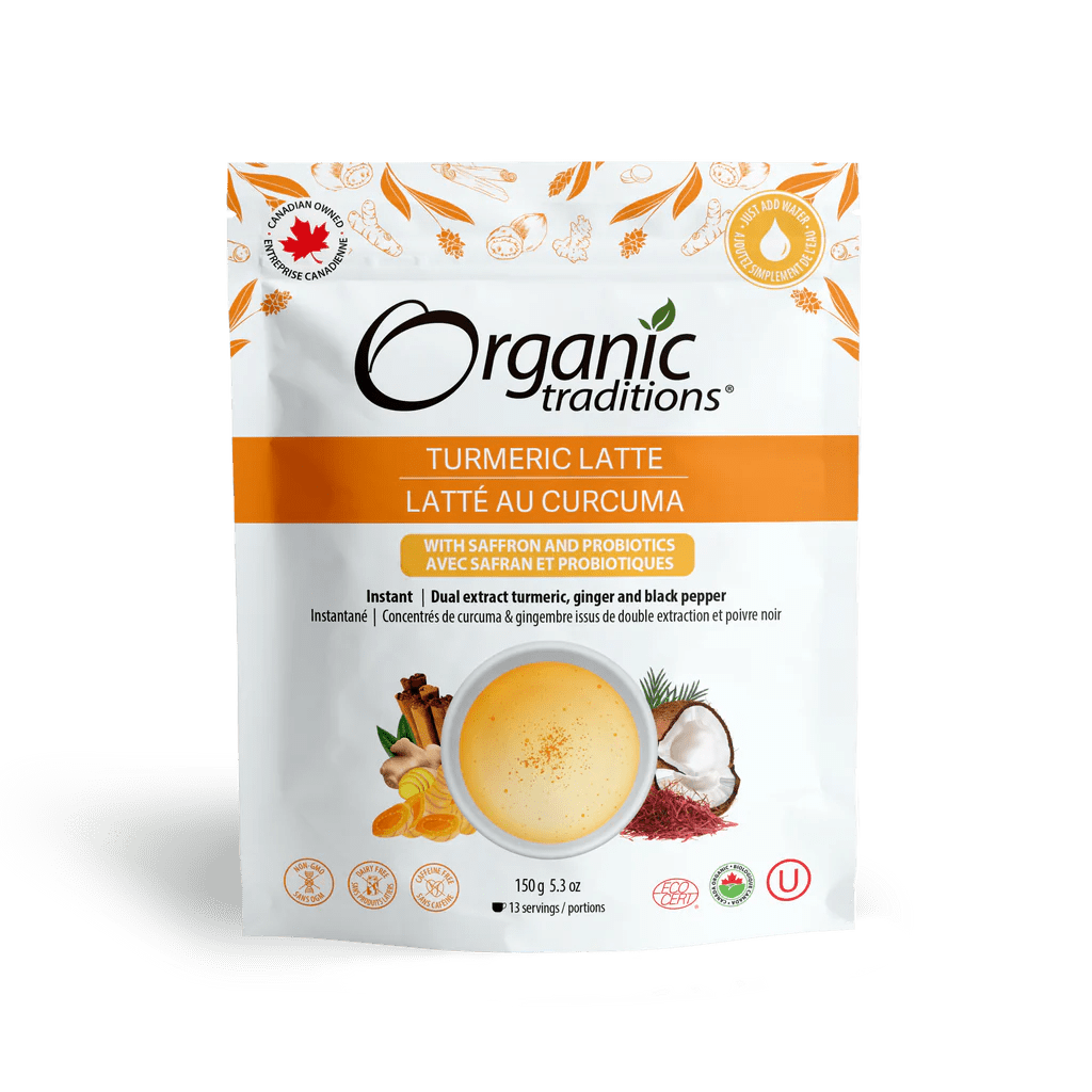 Organic Traditions Organic Turmeric Latte with Probiotics - Nutrition Plus