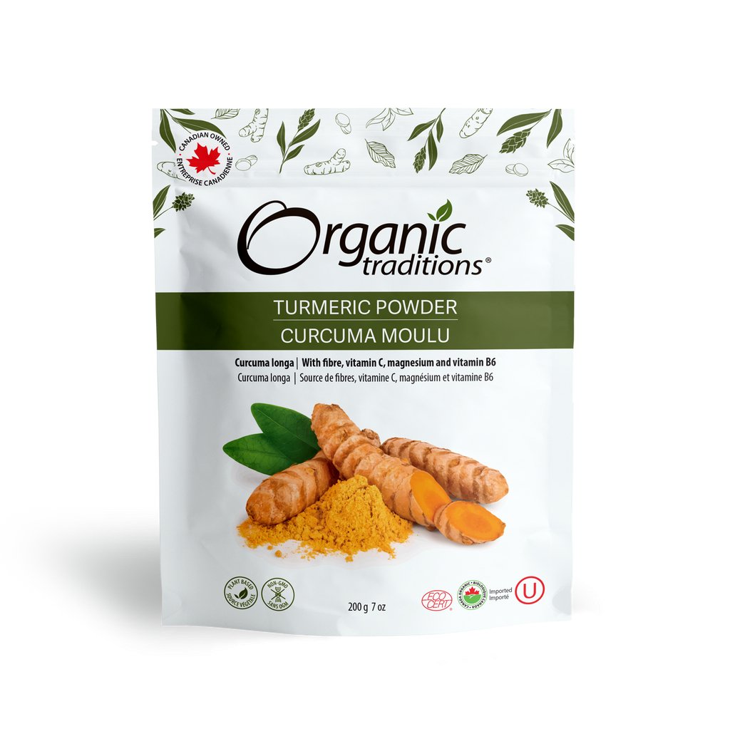 Organic Traditions Organic Turmeric Powder 200 Grams - Nutrition Plus