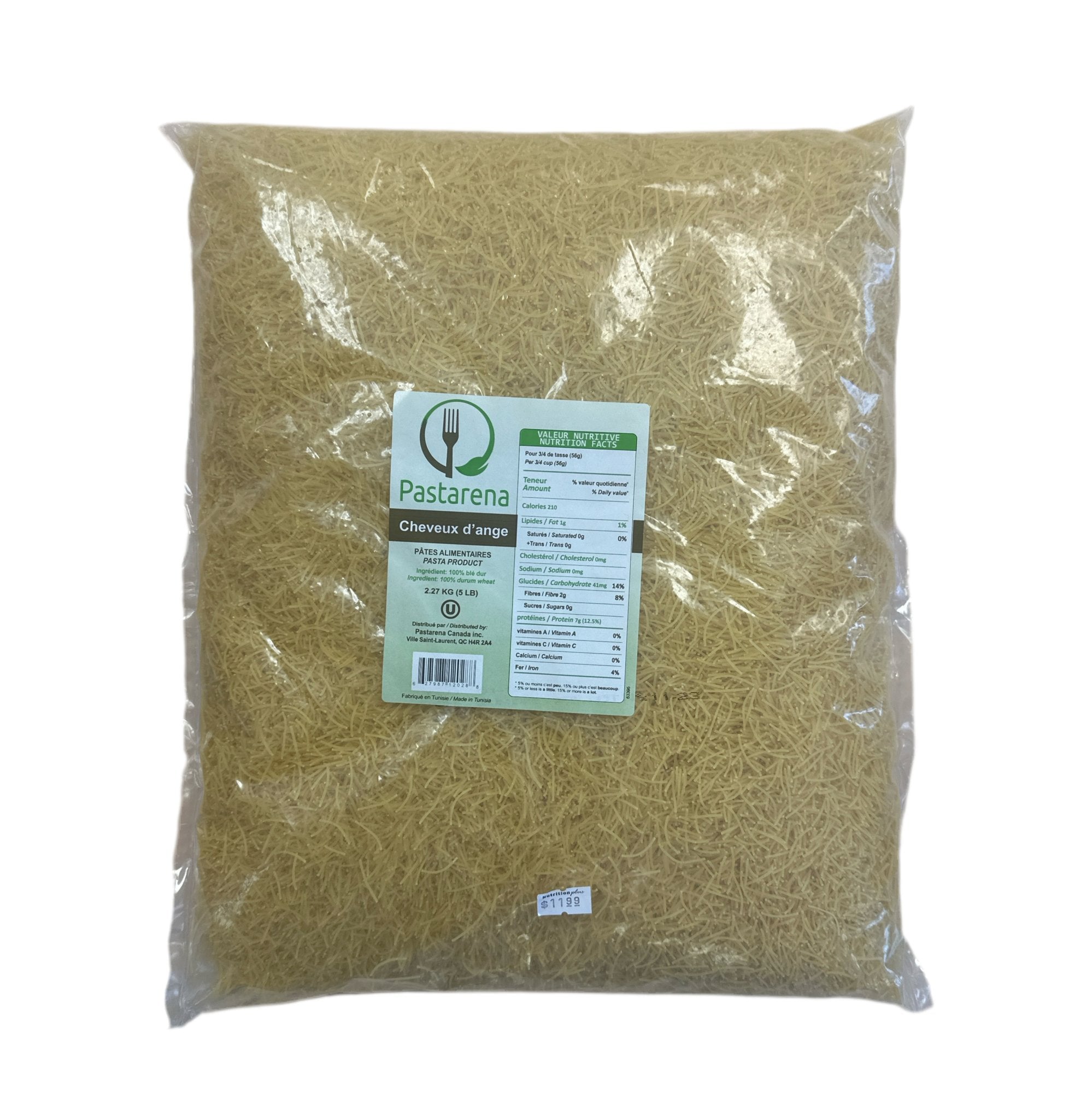 Pastarena Vermecilli 2.27 KG - Nutrition Plus