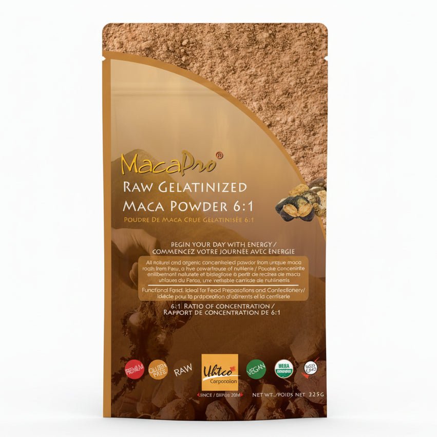 Peruvian Harvest Raw Gelatinized Maca 225 Grams Powder - Nutrition Plus