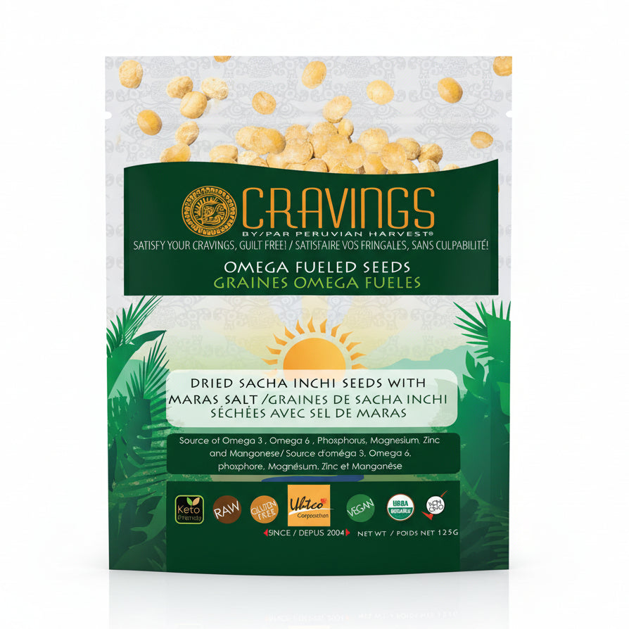 Peruvian Harvest Sacha Inchi Seeds, Dried, 125 Grams - Nutrition Plus