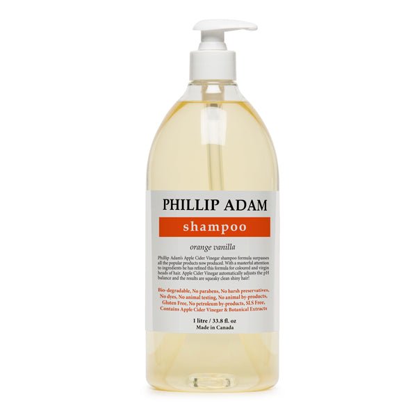 Phillip Adam Apple Cider Vinegar Orange Vanilla Shampoo 1L - Nutrition Plus