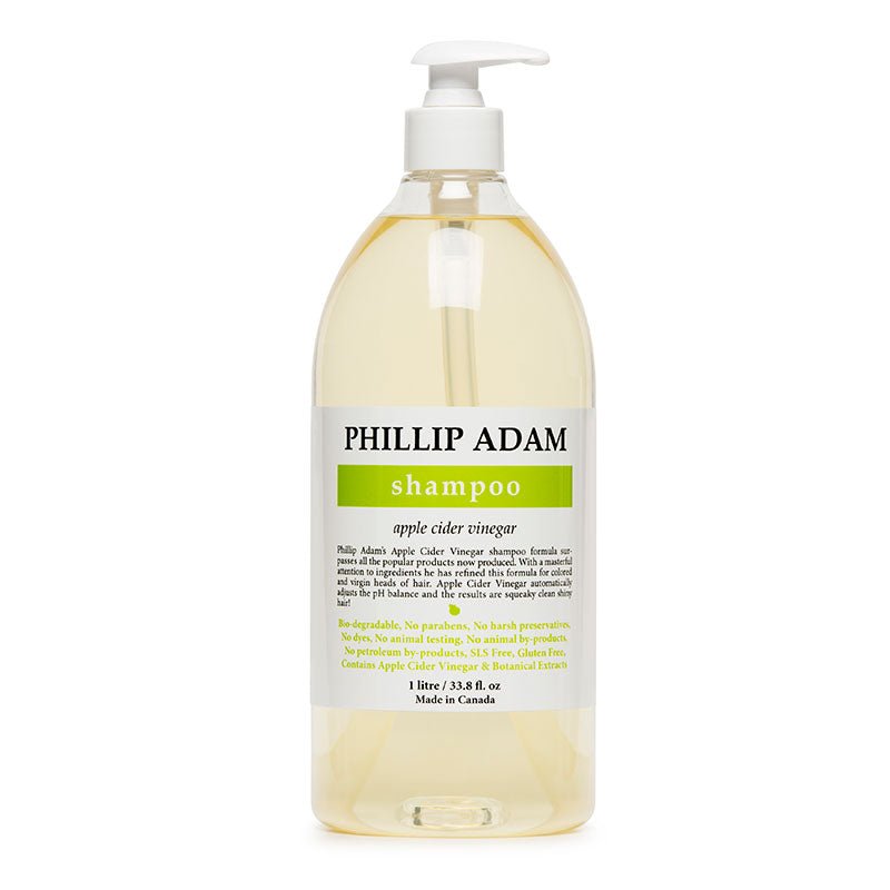 Phillip Adam Fragrance - Free Apple Cider Shampoo 1L - Nutrition Plus