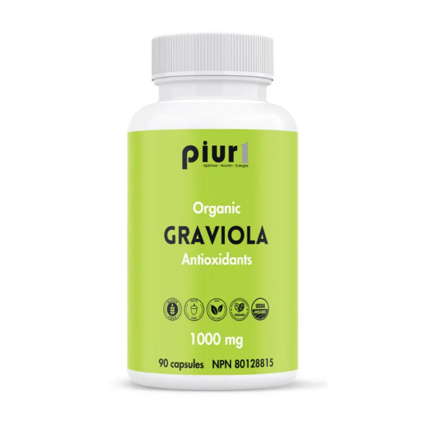 Piur1 Organic Graviola 90 Capsules - Nutrition Plus