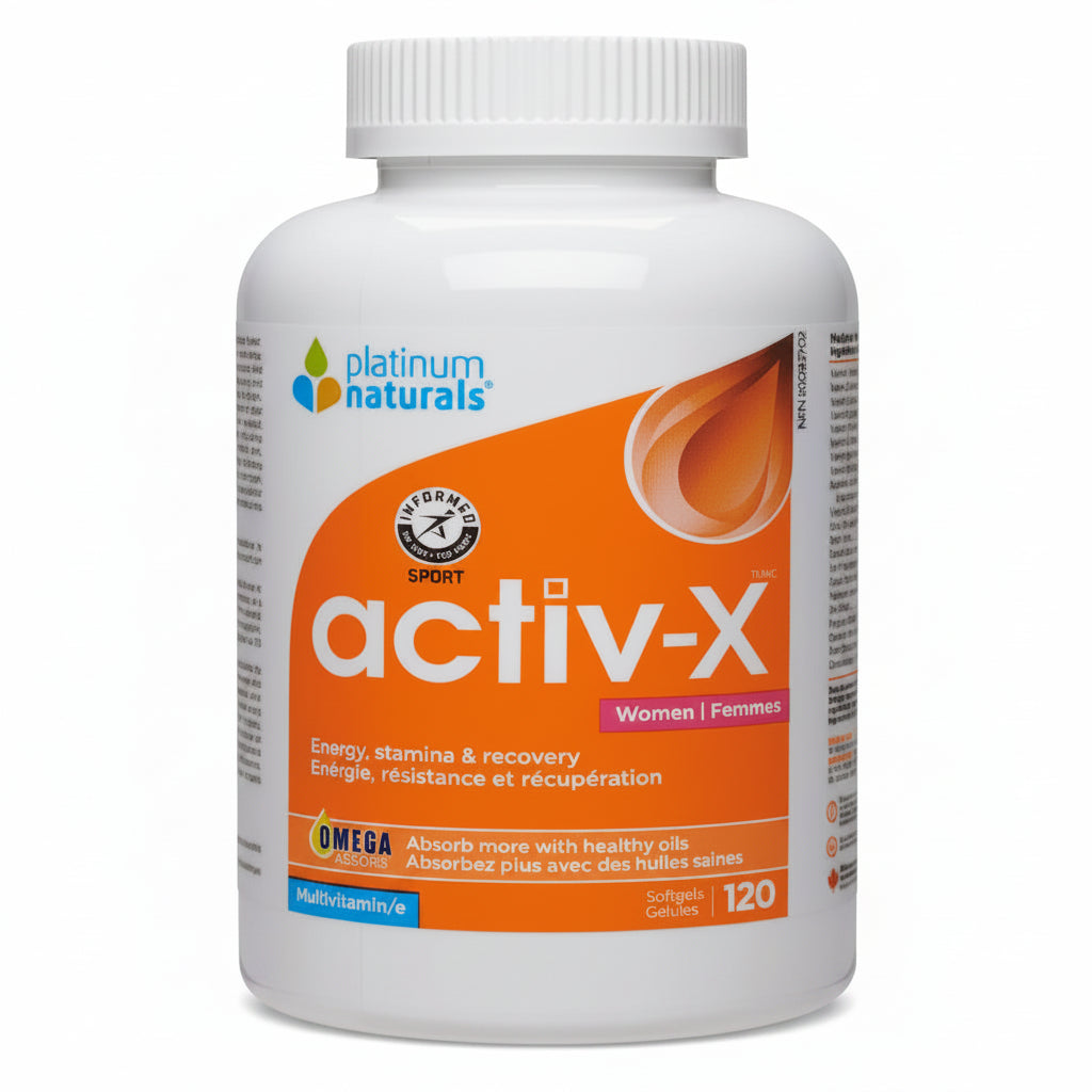 Platinum Naturals activ - X™ for Women Multivitamin 120 Softgels - Nutrition Plus