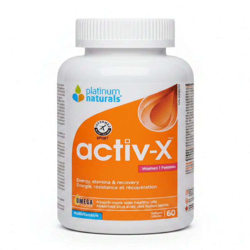 Platinum Naturals activ - X™ for Women Multivitamin 60 Softgels - Nutrition Plus