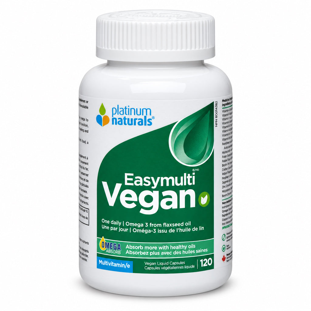 Platinum Naturals EasyMulti Vegan 120 Softgels - Nutrition Plus