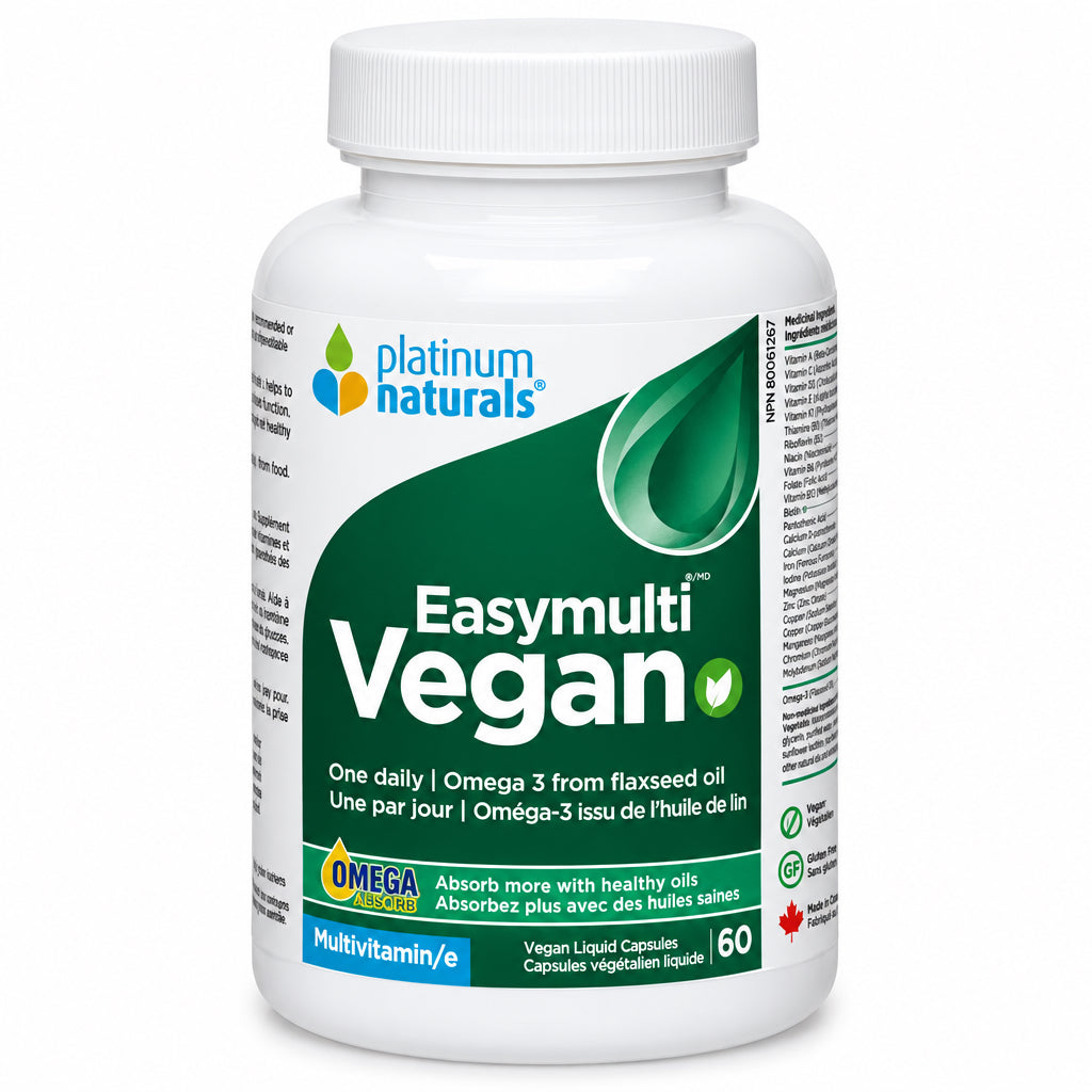 Platinum Naturals EasyMulti Vegan 60 Softgels - Nutrition Plus