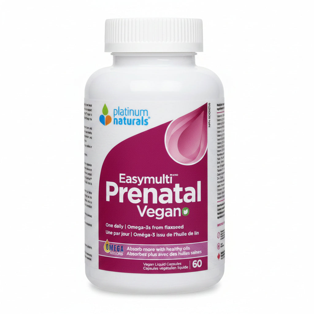 Platinum Naturals Prenatal Easymulti® Vegan 60 Softgels - Nutrition Plus