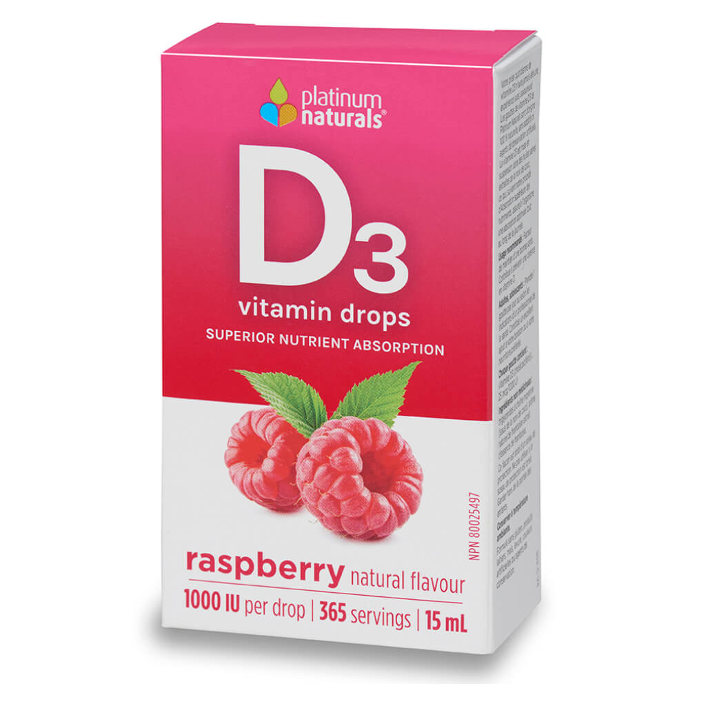 Platinum Naturals Vitamin D3 1000 i.u. 15mL - Nutrition Plus