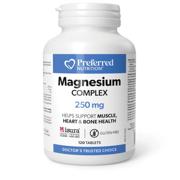 Preferred Nutrition Magnesium Complex 250mg 120 Tablets