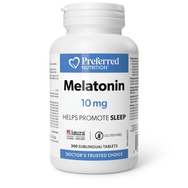 Preferred Nutrition Melatonin 10mg 300 Sublingual Tablets