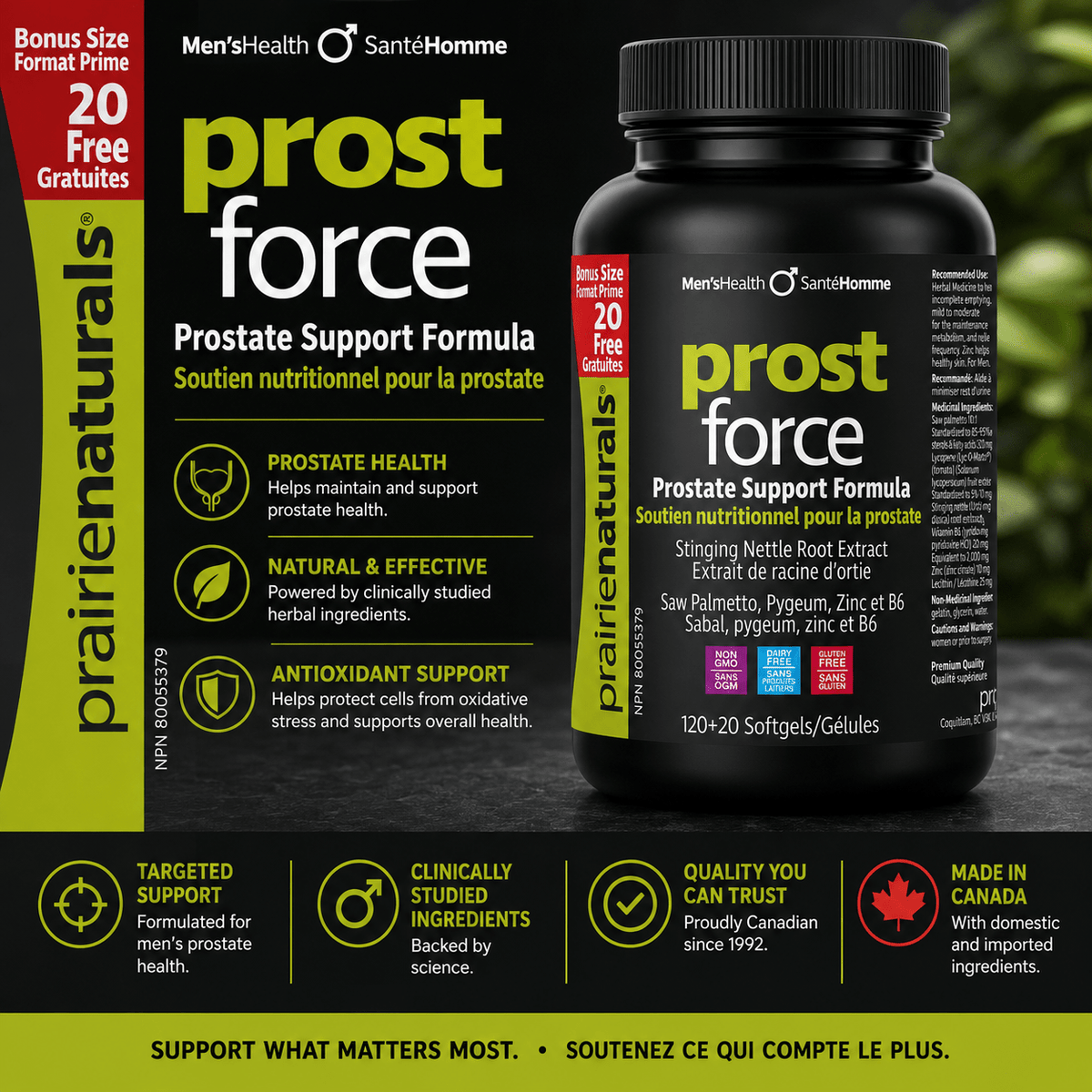 Prairie Naturals Prost Force - Nutrition Plus