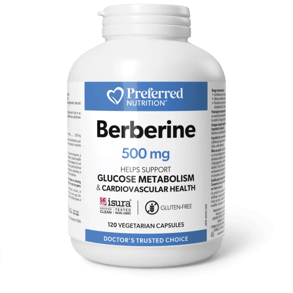 Preferred Nutrition Berberine 120 Veg Capsules - Nutrition Plus