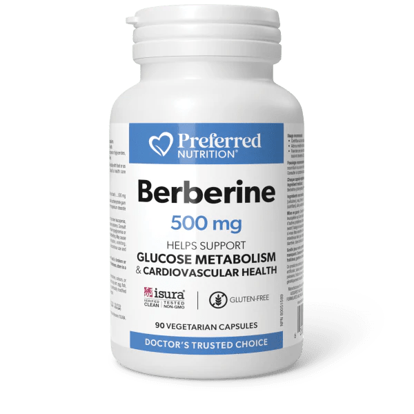 Preferred Nutrition Berberine 90 Veg Capsules - Nutrition Plus