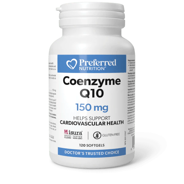 Preferred Nutrition Coenzyme Q10 150mg 120 Softgels - Nutrition Plus