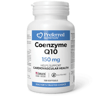 Thumbnail for Preferred Nutrition Coenzyme Q10 150mg 120 Softgels - Nutrition Plus