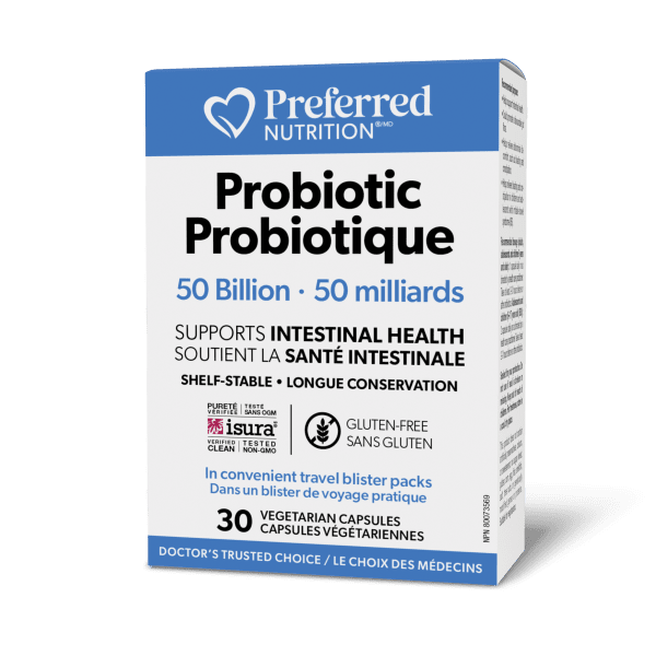 Preferred Nutrition Probiotic 50 Billion 30 Veg Capsules - Nutrition Plus