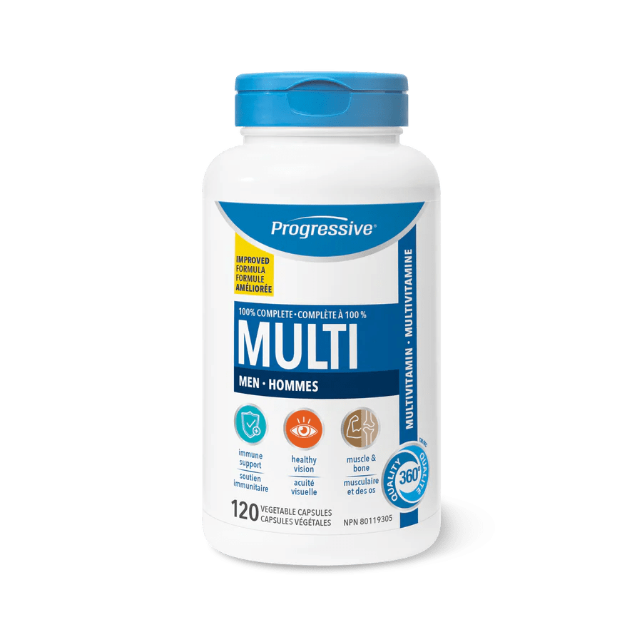 Progressive Multi for Adult Men 120 Veg Capsules - Nutrition Plus