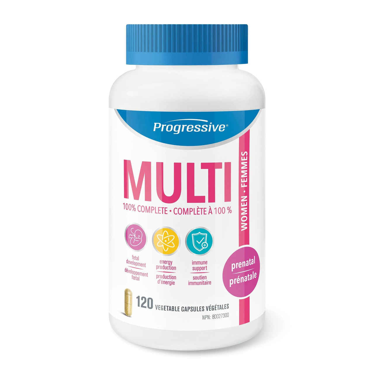 Progressive Multivitamins for Prenatal Women 120 Veg Capsules - Nutrition Plus