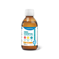 Thumbnail for Progressive Omegessential Fish Oil, 200mL, Orange Flavor - Nutrition Plus