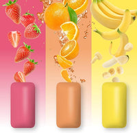 Thumbnail for PUR Jumbo Gum Natural Strawberry, Banana, Orange Flavour 20 Pieces - Nutrition Plus