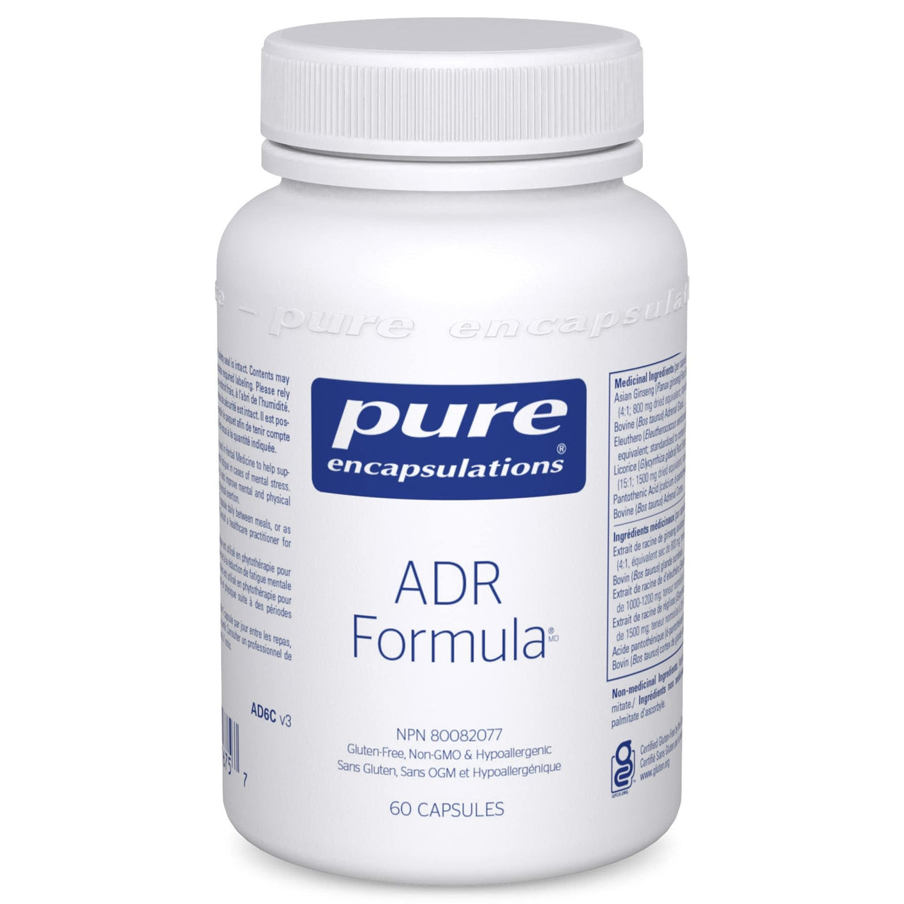 Pure Encapsulations ADR Formula® 60 Capsules - Nutrition Plus