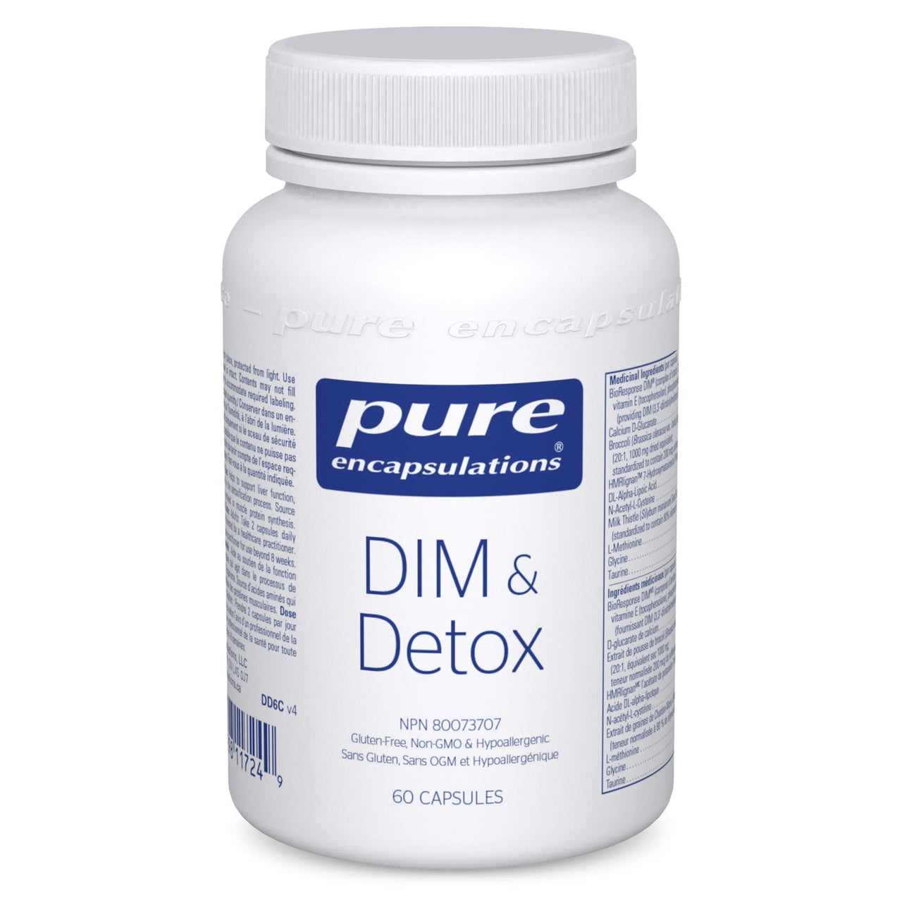 Pure Encapsulations DIM & Detox 60 Capsules - Nutrition Plus