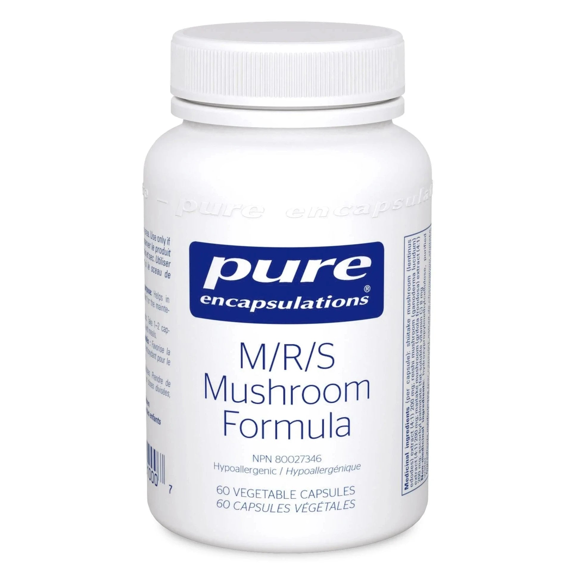 Pure Encapsulations M/R/S Mushroom Formula® 60 Capsules - Nutrition Plus