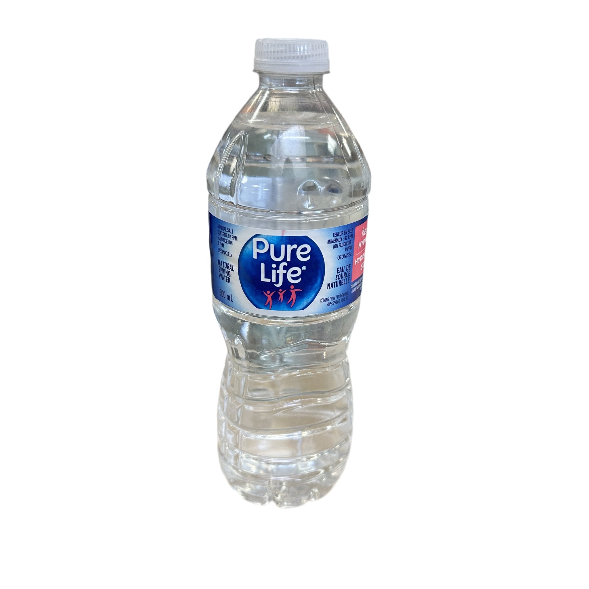 Pure Life Natural Spring Water Bottle 500mL - Nutrition Plus