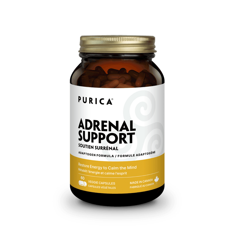 Purica Adrenal Support (Vitality) 60 Veg Capsules - Nutrition Plus