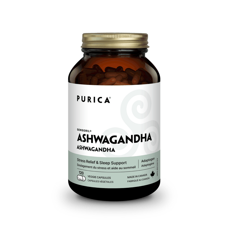 Purica Ashwagandha 120 Veg Capsules - Nutrition Plus