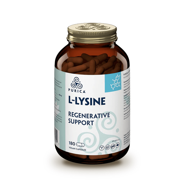 Purica L - Lysine 180 Vegan Capsules - Nutrition Plus