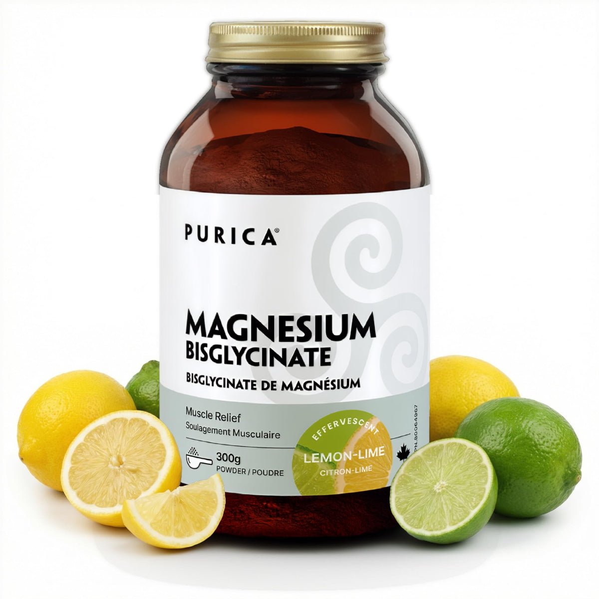 Purica Magnesium Effervescent Powder 300 Grams - Nutrition Plus