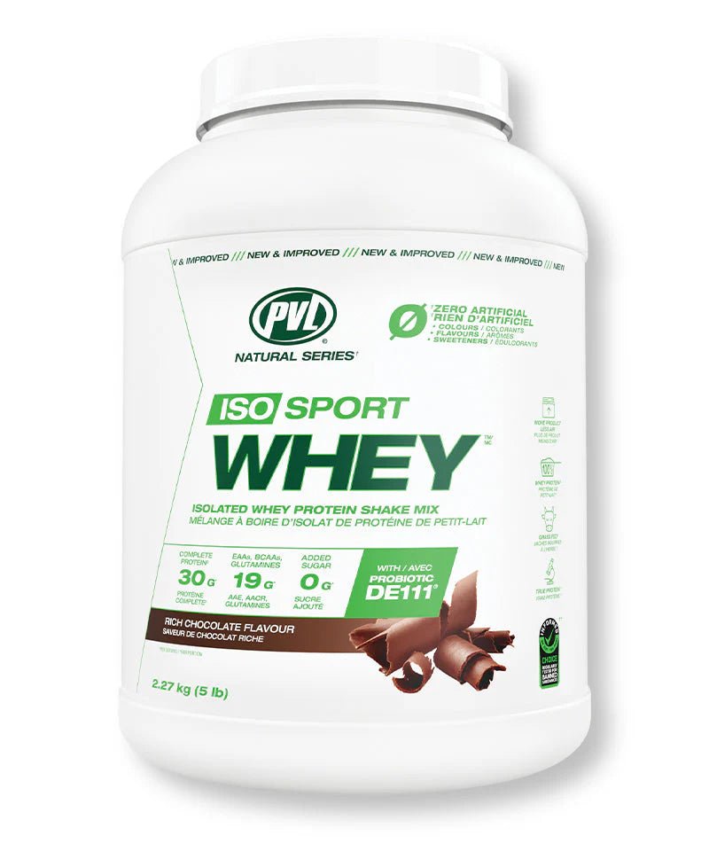 PVL Iso Sport Whey 2.27 kg Protein Powder - Nutrition Plus