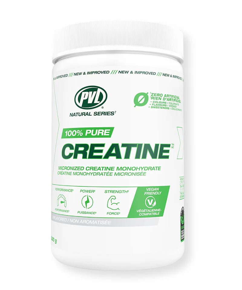 PVL Pure Creatine Monohydrate, 300 Grams, Unflavoured - Nutrition Plus