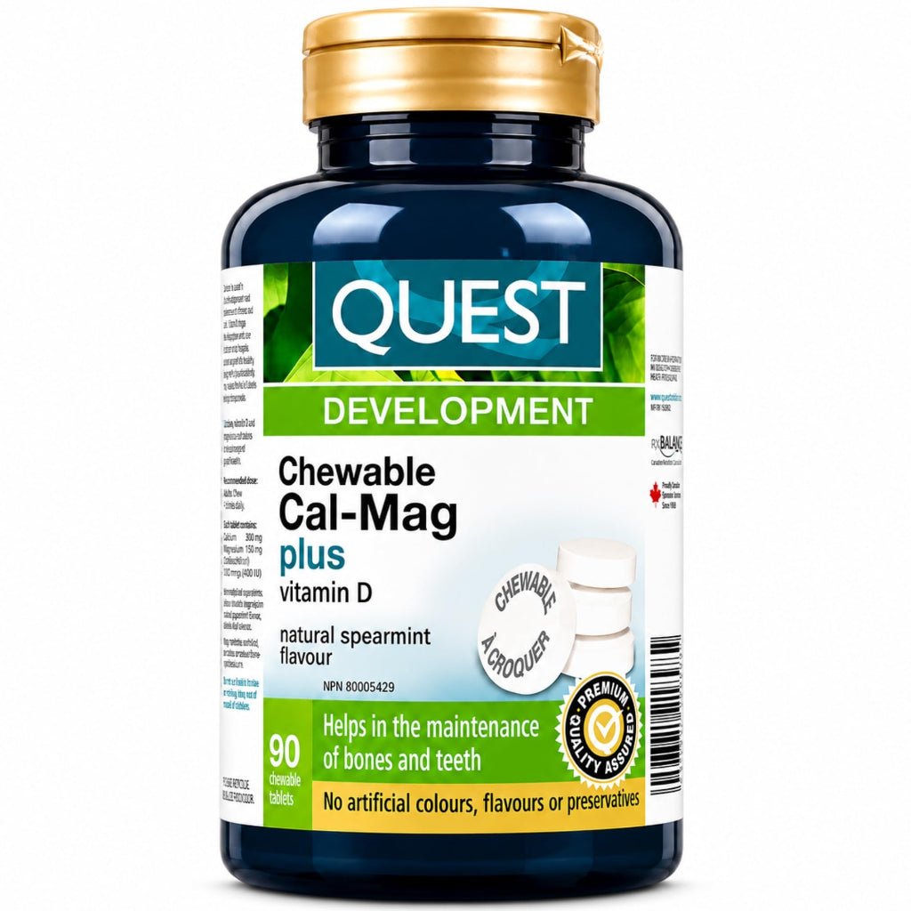 Quest® Cal-Mag Plus 90 Chewable Tablets - Nutrition Plus