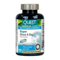 Thumbnail for Quest Super Once A Day Timed - Release Multivitamins & Minerals 180 Tablets - Nutrition Plus