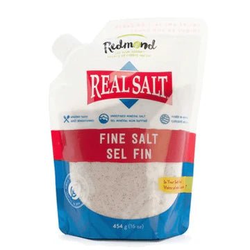 Redmond Real Salt Fine Salt Pouch 737 Grams - Nutrition Plus