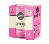 Thumbnail for Remedy Organic Kombucha 4 * 330mL, Raspberry Lemonade - Nutrition Plus