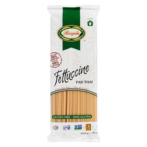 Rizopia Pasta Brown Rice Fettucini - 454 g - Nutrition Plus