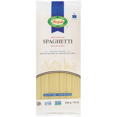 Rizopia Pasta White Rice Spaghetti 454 g - Nutrition Plus