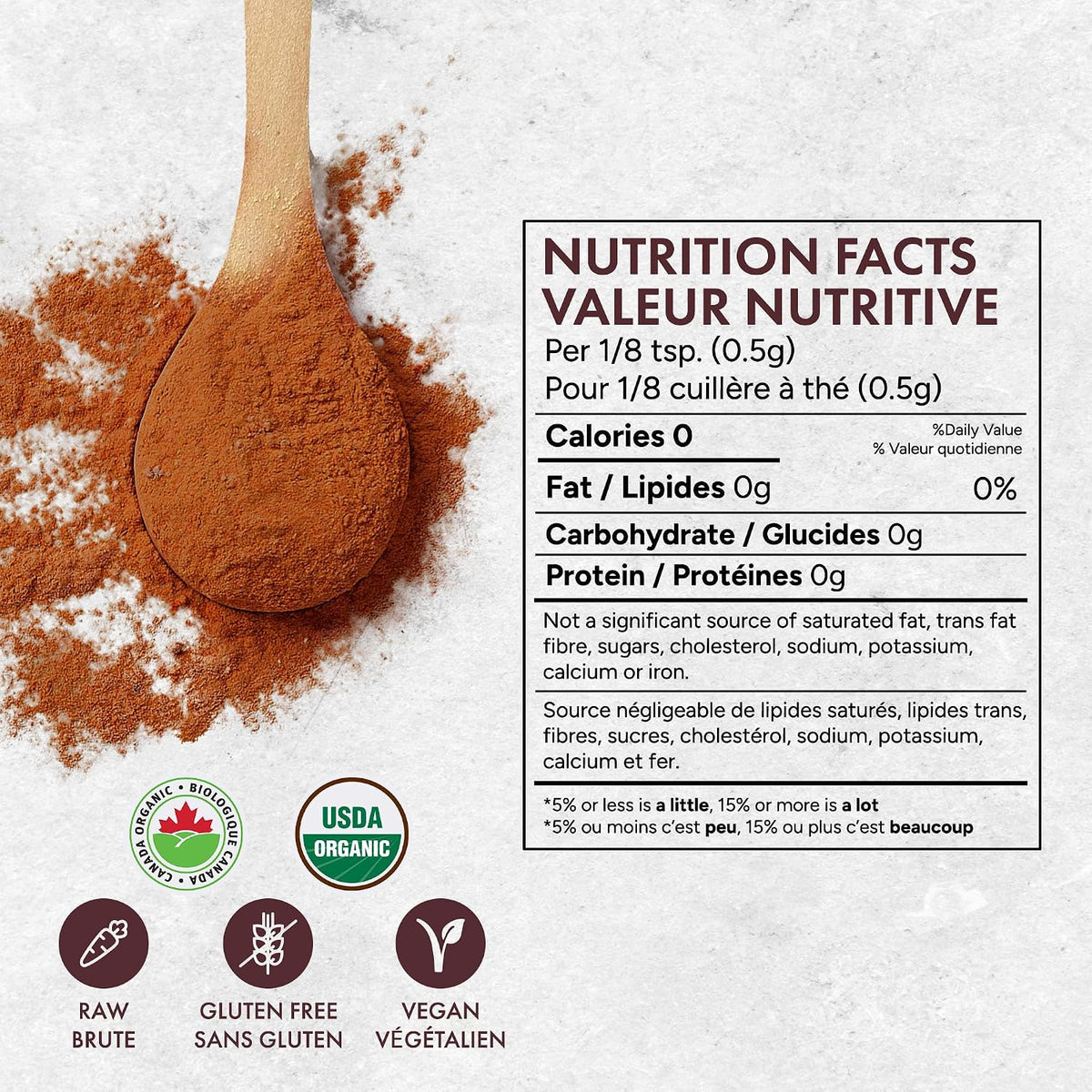 Rootalive Organic Ceylon Cinnamon 200 Grams - Nutrition Plus